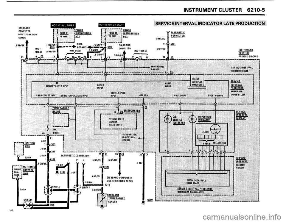BMW 325i 1986 E30 Electrical Troubleshooting Manual 