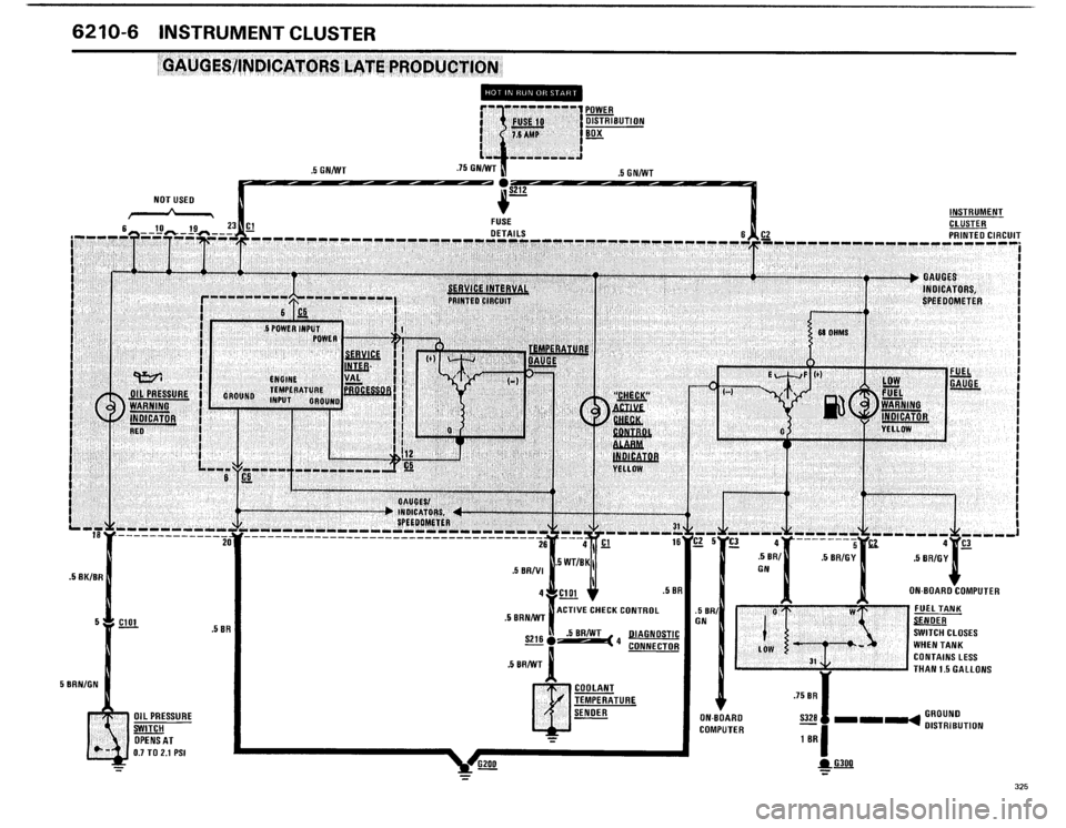 BMW 325i 1986 E30 Electrical Troubleshooting Manual 