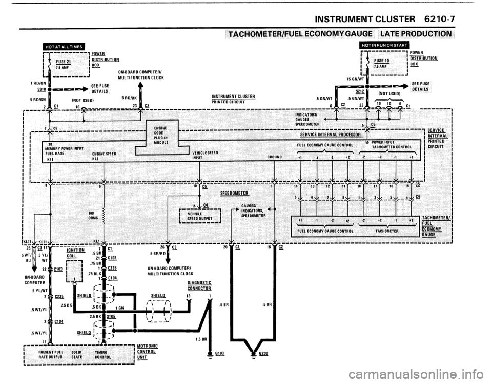BMW 325i 1986 E30 Electrical Troubleshooting Manual 
