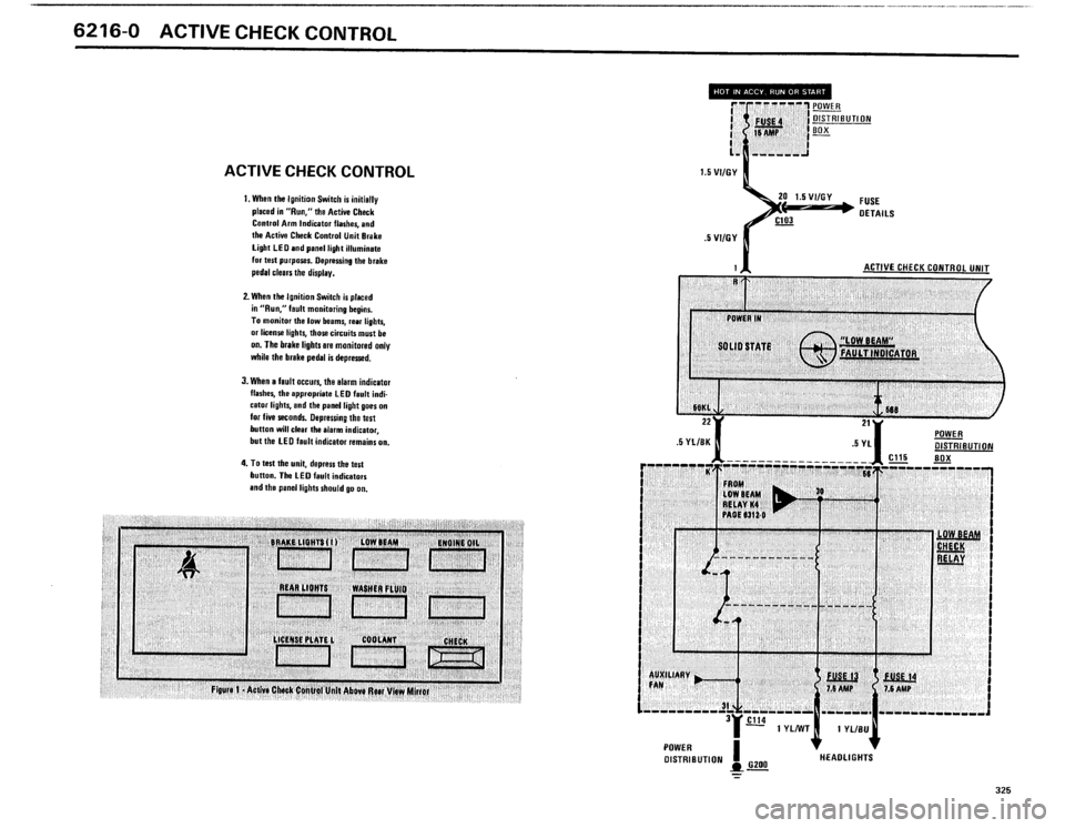 BMW 325i 1986 E30 Electrical Troubleshooting Manual 