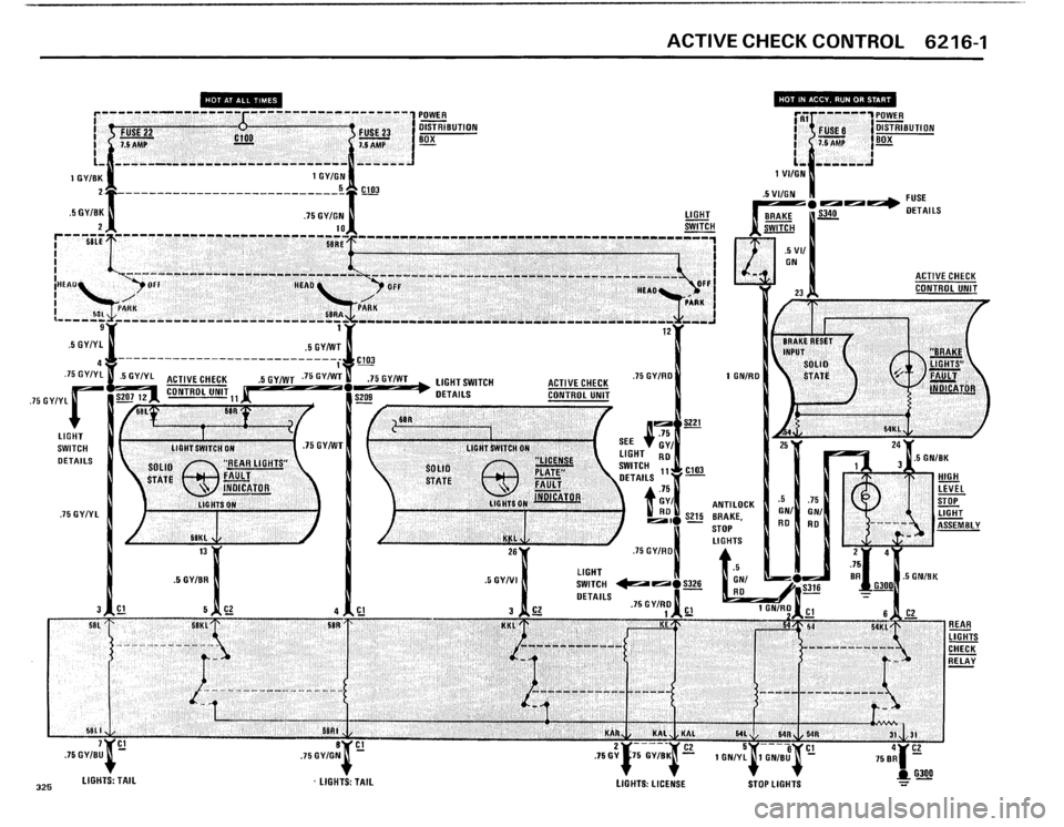 BMW 325i 1986 E30 Electrical Troubleshooting Manual 