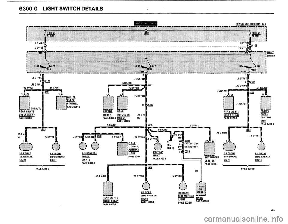 BMW 325i 1986 E30 Electrical Troubleshooting Manual 