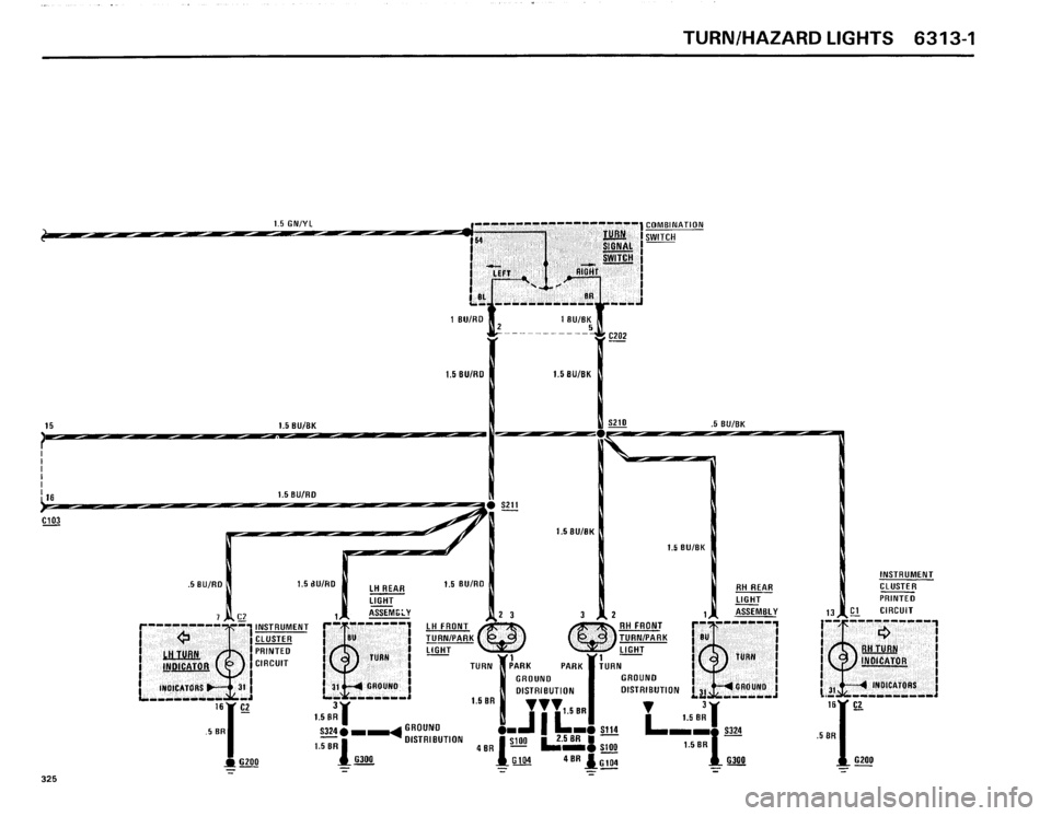 BMW 325i 1986 E30 Electrical Troubleshooting Manual 