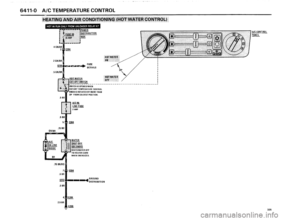 BMW 325i 1986 E30 Electrical Troubleshooting Manual 
