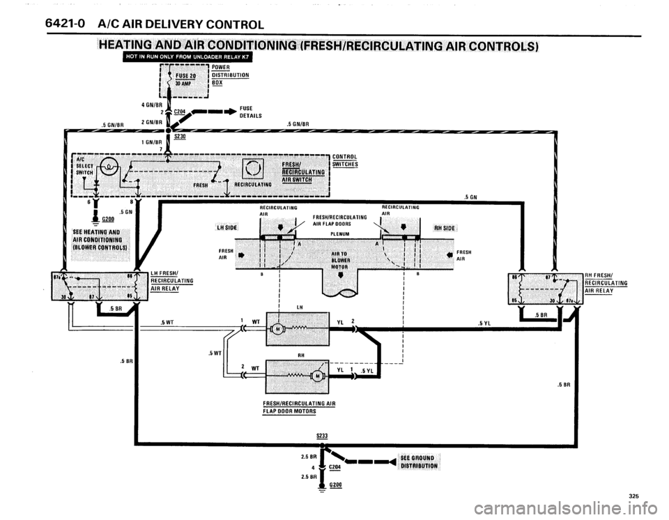 BMW 325i 1986 E30 Electrical Troubleshooting Manual 