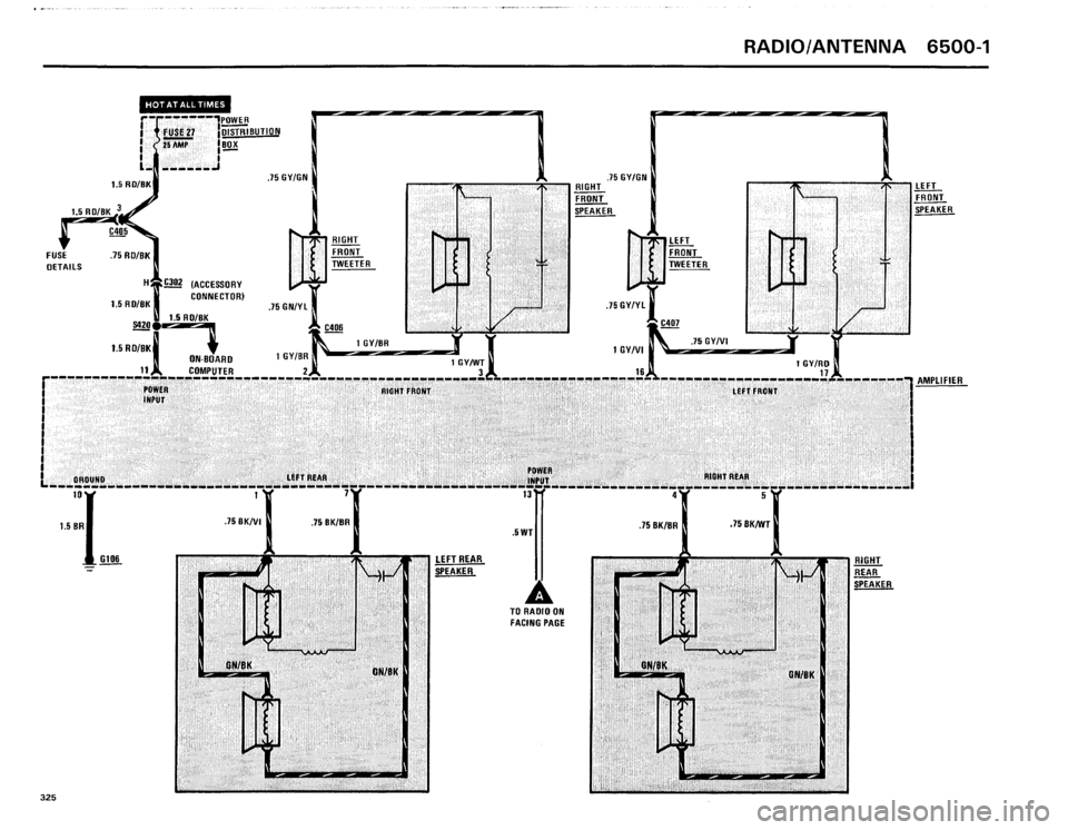 BMW 325i 1986 E30 Electrical Troubleshooting Manual 