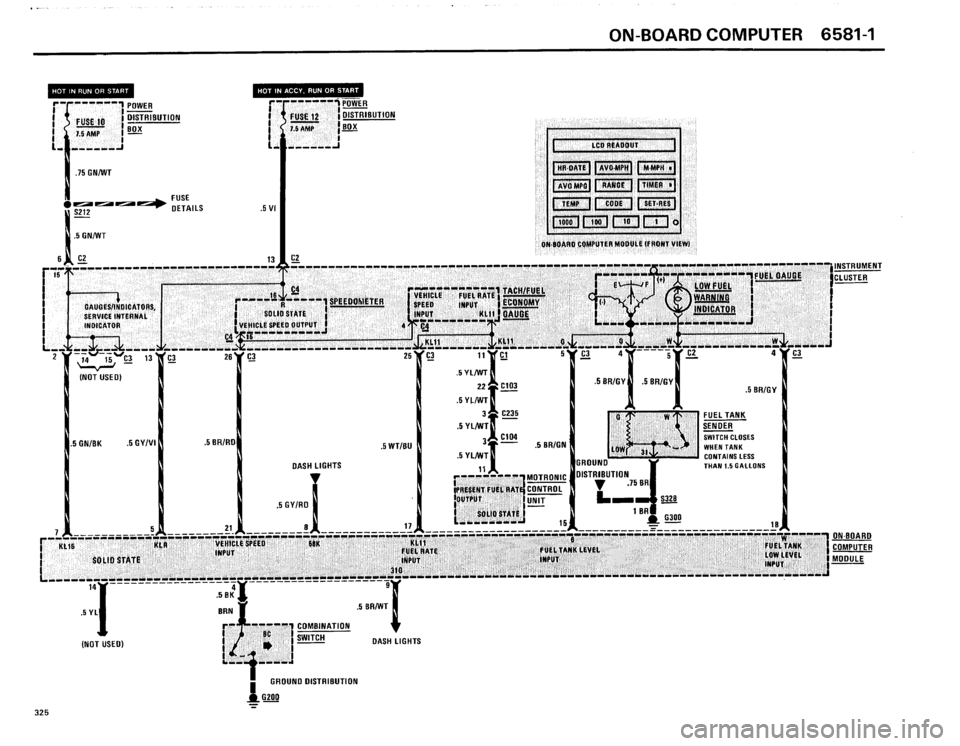 BMW 325i 1986 E30 Electrical Troubleshooting Manual 