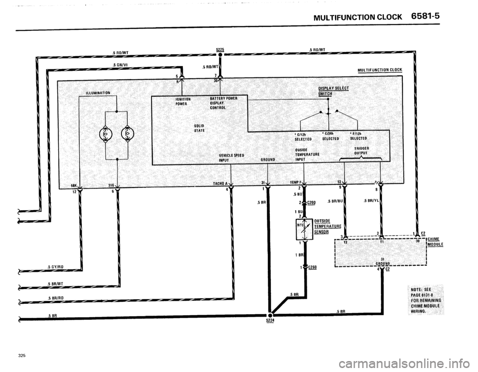 BMW 325i 1986 E30 Electrical Troubleshooting Manual 