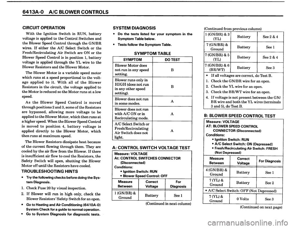 BMW 325i 1987 E30 Electrical Troubleshooting Manual 