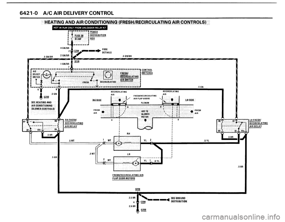 BMW 325i 1987 E30 Electrical Troubleshooting Manual 
