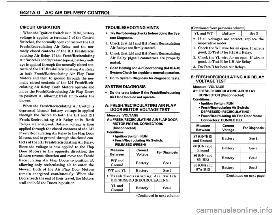 BMW 325i 1987 E30 Electrical Troubleshooting Manual 