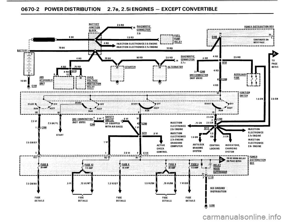 BMW 325i 1987 E30 Electrical Troubleshooting Manual 