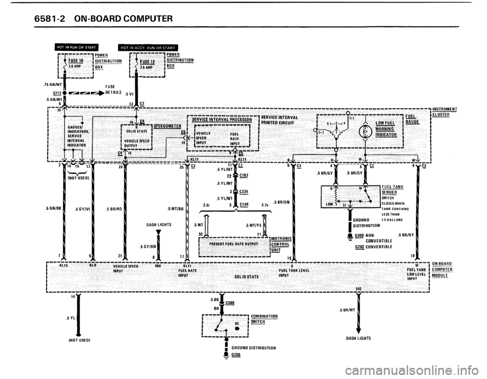 BMW 325i 1987 E30 Electrical Troubleshooting Manual 