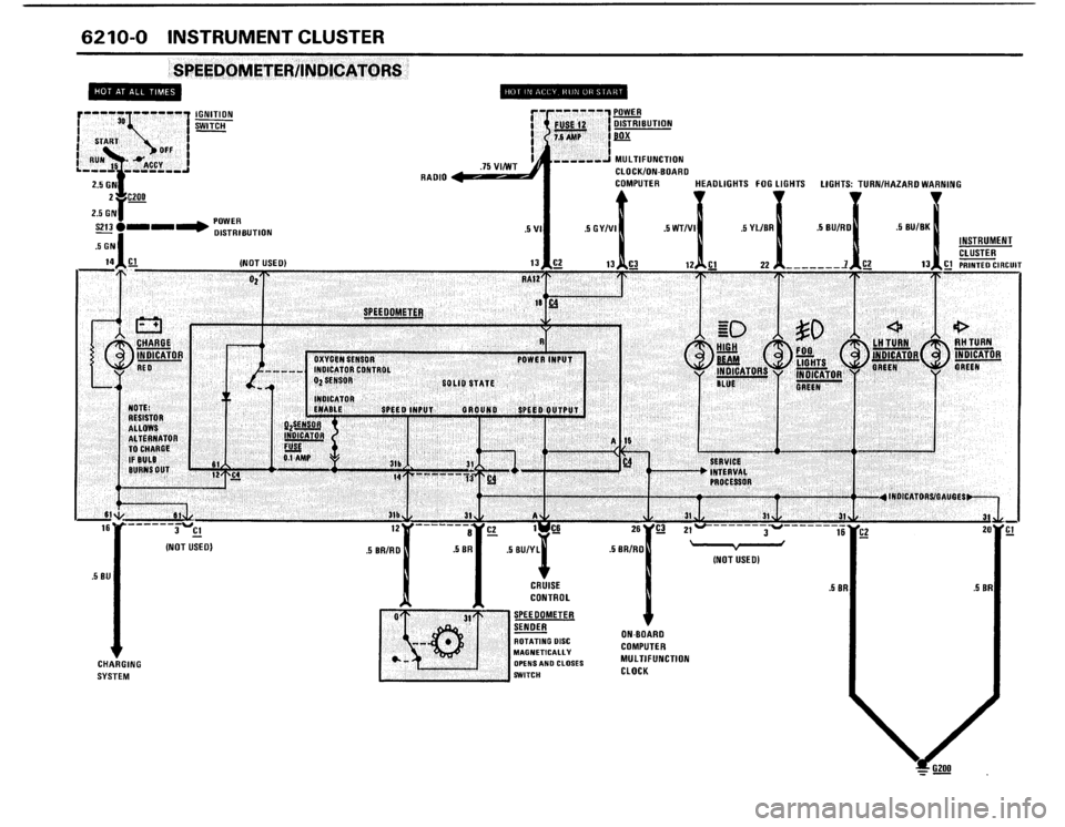 BMW 325i 1987 E30 Electrical Troubleshooting Manual 