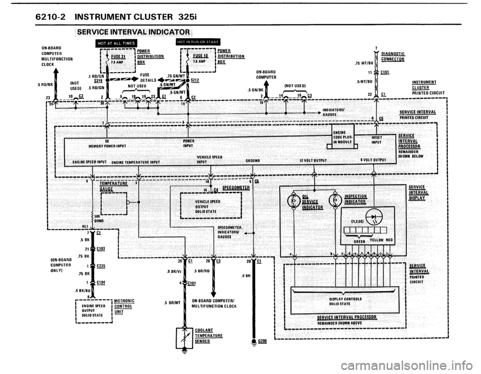 BMW 325i 1987 E30 Electrical Troubleshooting Manual 