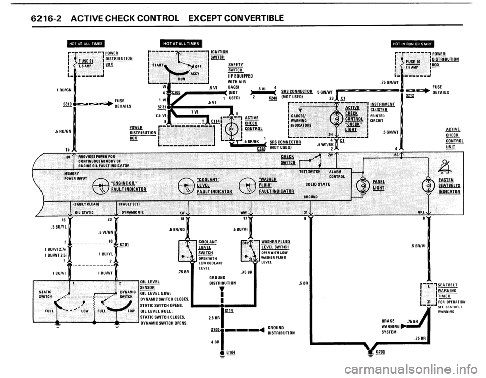 BMW 325i 1987 E30 Electrical Troubleshooting Manual 