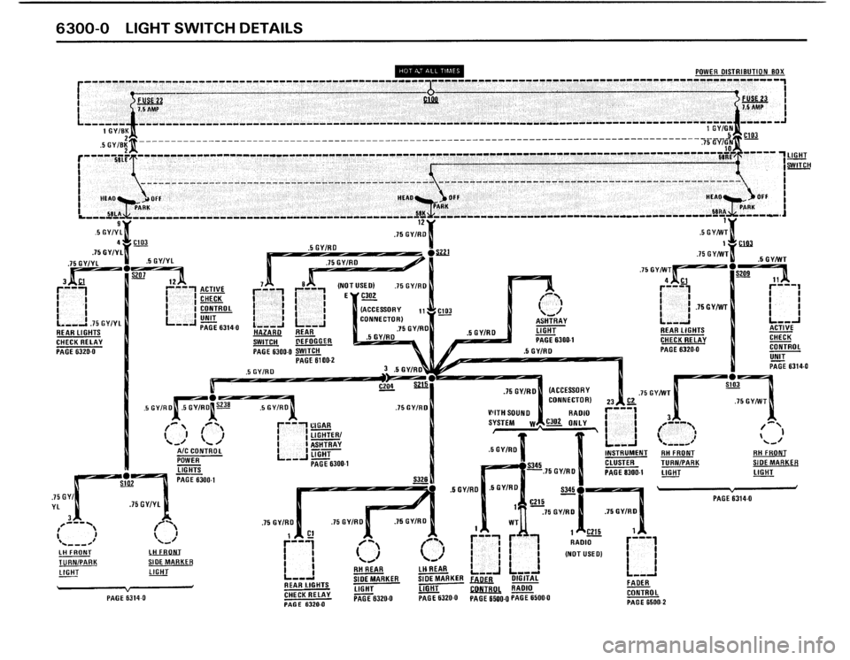 BMW 325i 1987 E30 Electrical Troubleshooting Manual 