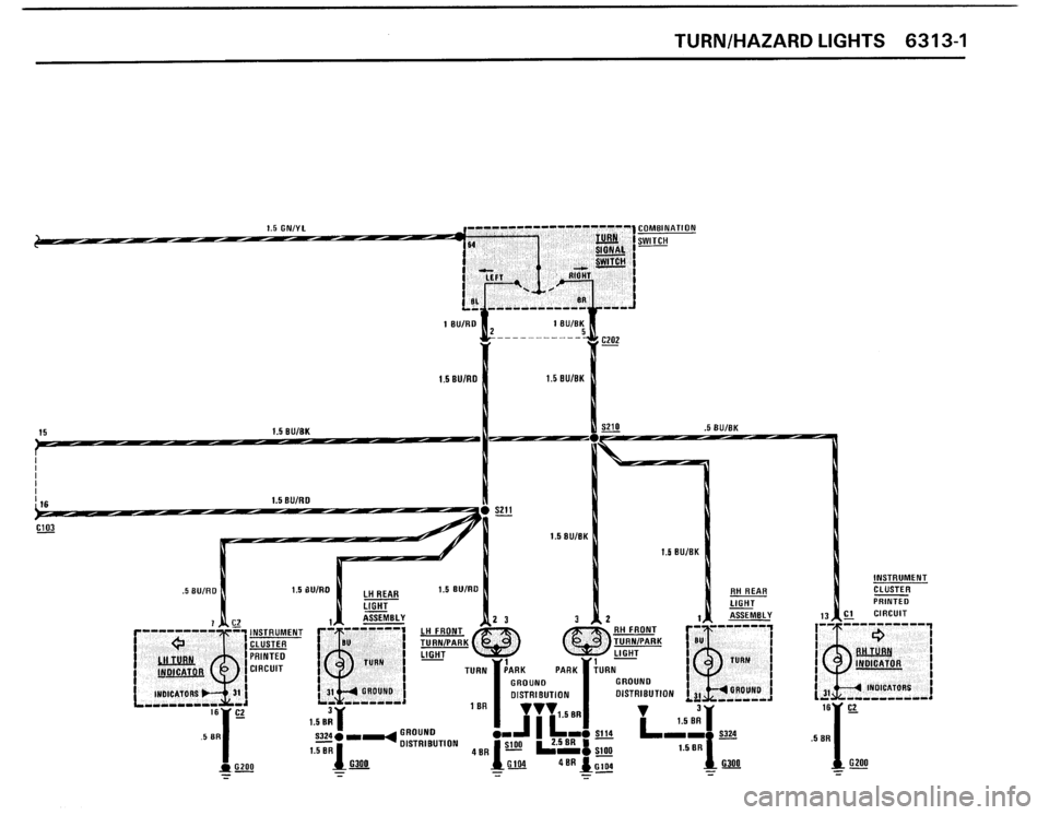 BMW 325i 1987 E30 Electrical Troubleshooting Manual 