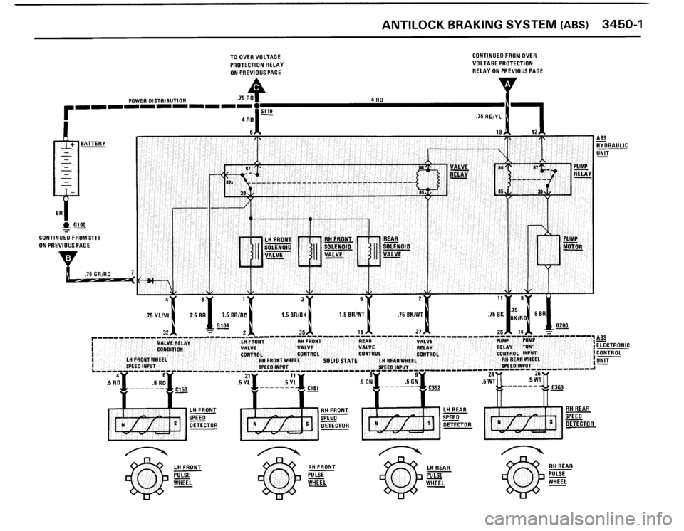 BMW M3 1987 E30 Electrical Troubleshooting Manual 
