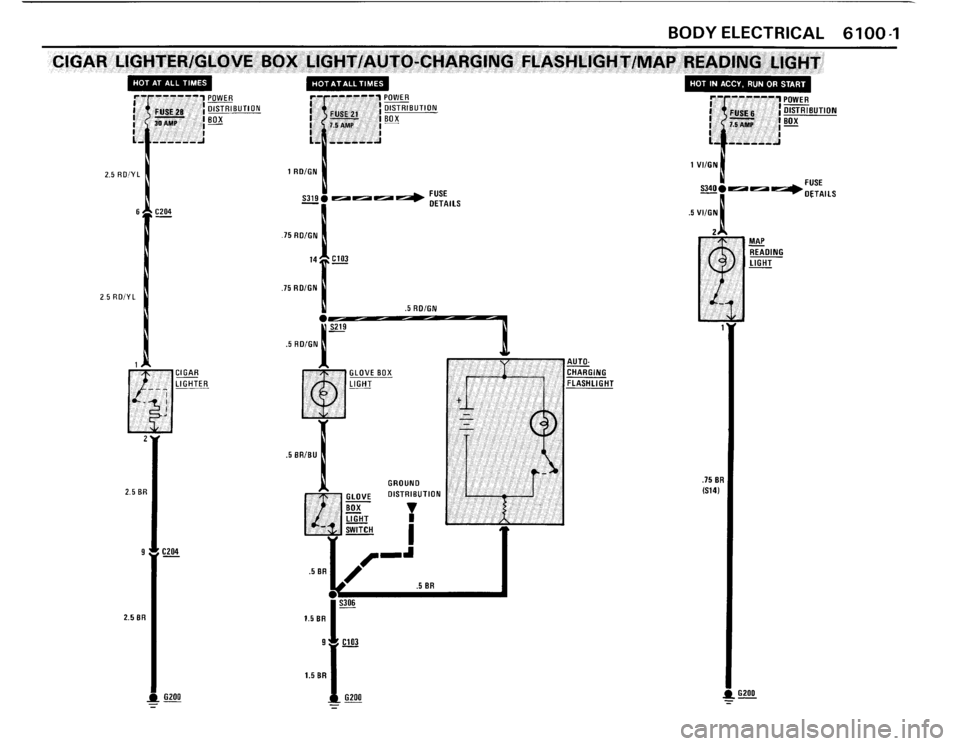 BMW M3 1987 E30 Electrical Troubleshooting Manual 