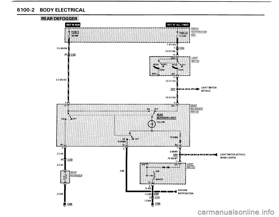 BMW M3 1987 E30 Electrical Troubleshooting Manual 
