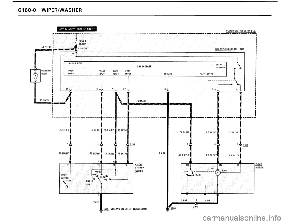BMW M3 1987 E30 Electrical Troubleshooting Manual 