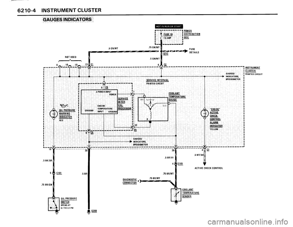 BMW M3 1987 E30 Electrical Troubleshooting Manual 