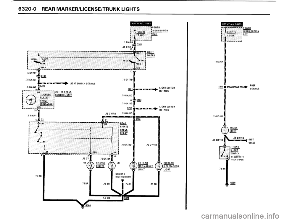 BMW M3 1987 E30 Electrical Troubleshooting Manual 