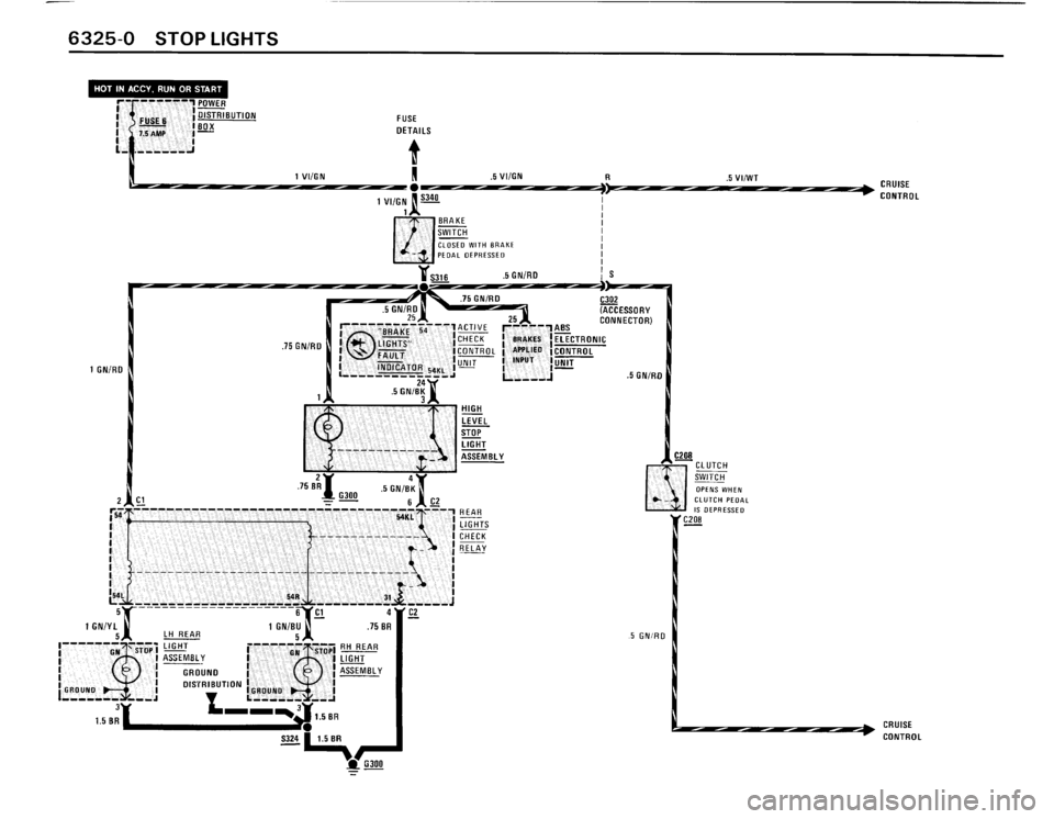 BMW M3 1987 E30 Electrical Troubleshooting Manual 
