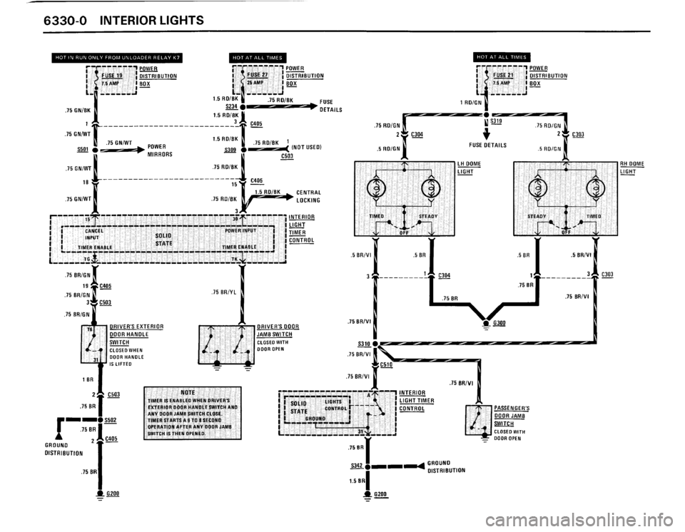 BMW M3 1987 E30 Electrical Troubleshooting Manual 