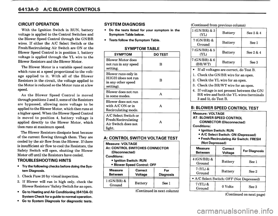 BMW M3 1987 E30 Electrical Troubleshooting Manual 