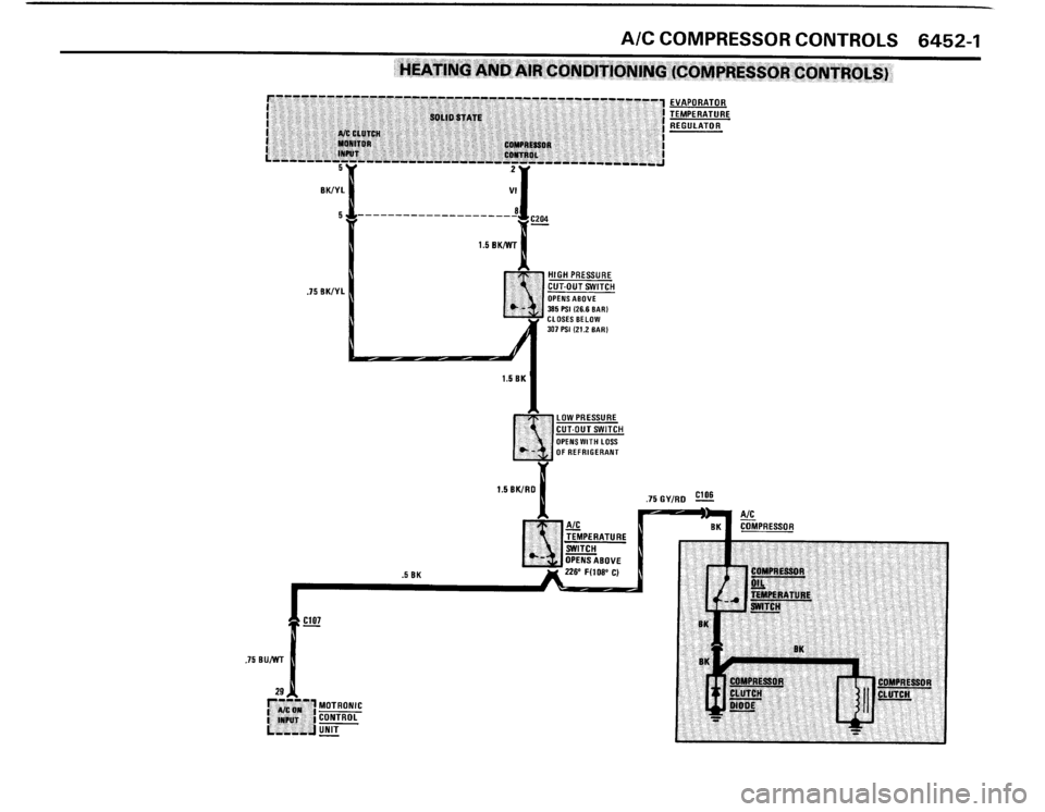 BMW M3 1987 E30 Electrical Troubleshooting Manual 