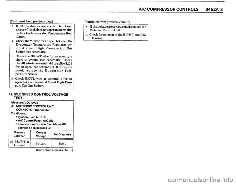 BMW M3 1987 E30 Electrical Troubleshooting Manual 