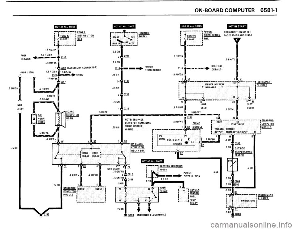 BMW M3 1987 E30 Electrical Troubleshooting Manual 