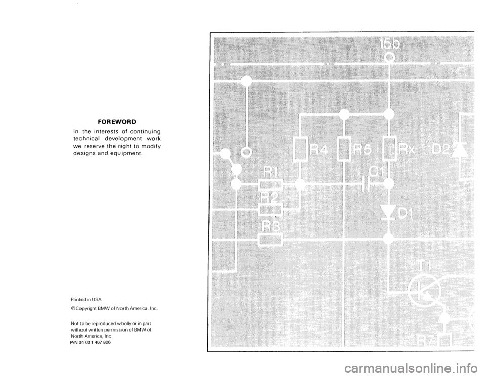 BMW 325i 1988 E30 Electrical Troubleshooting Manual 