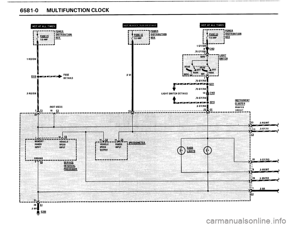 BMW 325i 1988 E30 Electrical Troubleshooting Manual 