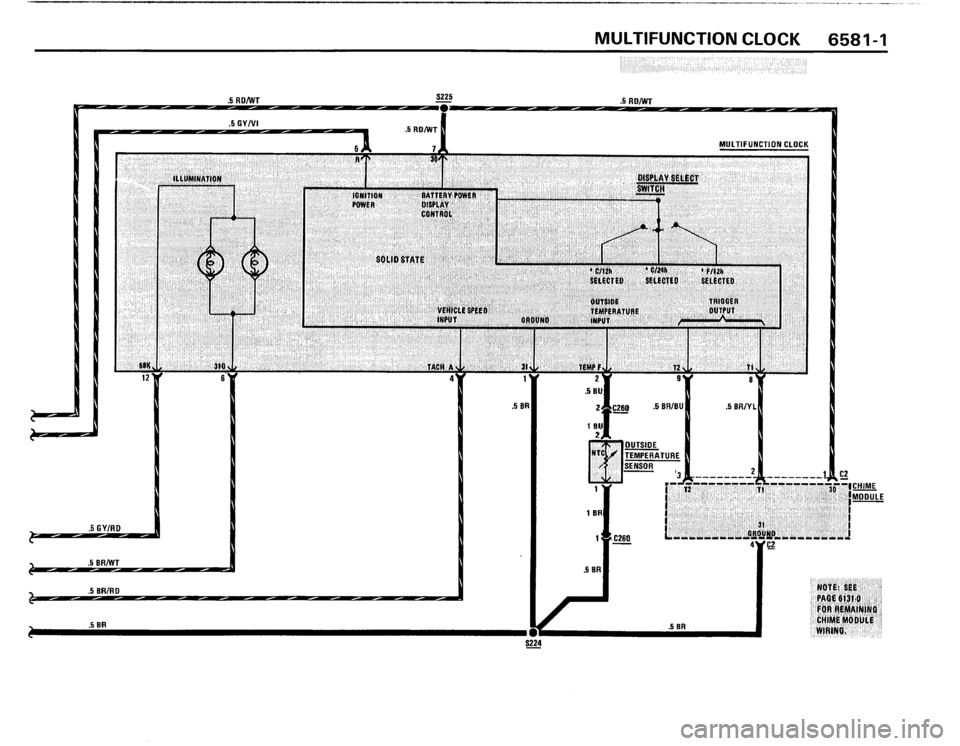 BMW 325i 1988 E30 Electrical Troubleshooting Manual 