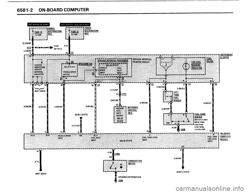 BMW 325i 1988 E30 Electrical Troubleshooting Manual 