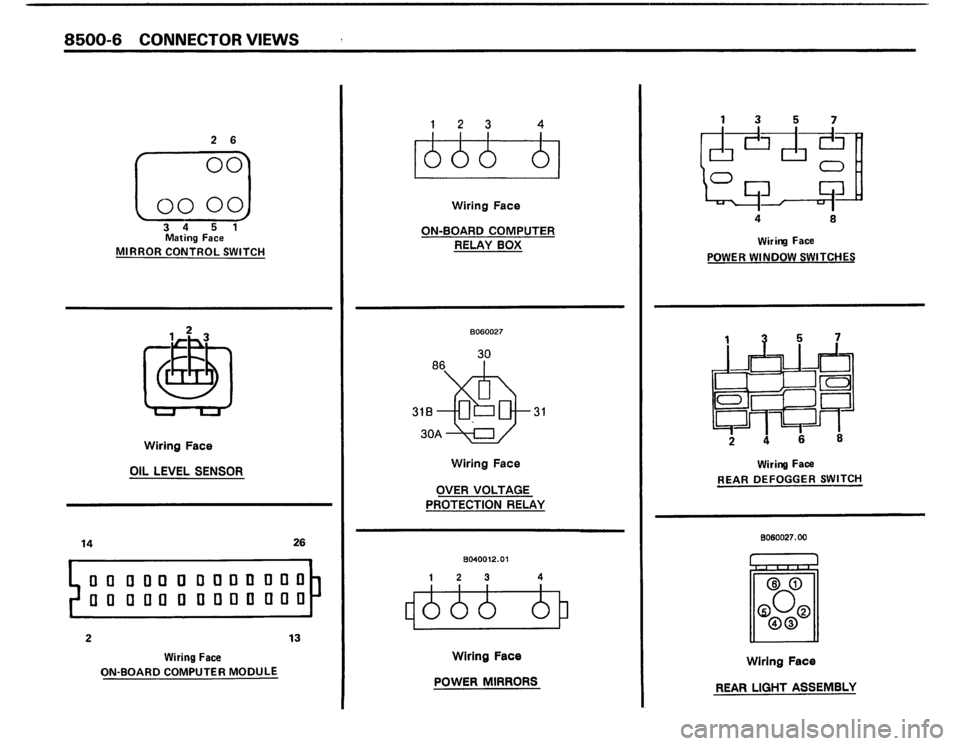 BMW 325i 1988 E30 Electrical Troubleshooting Manual 