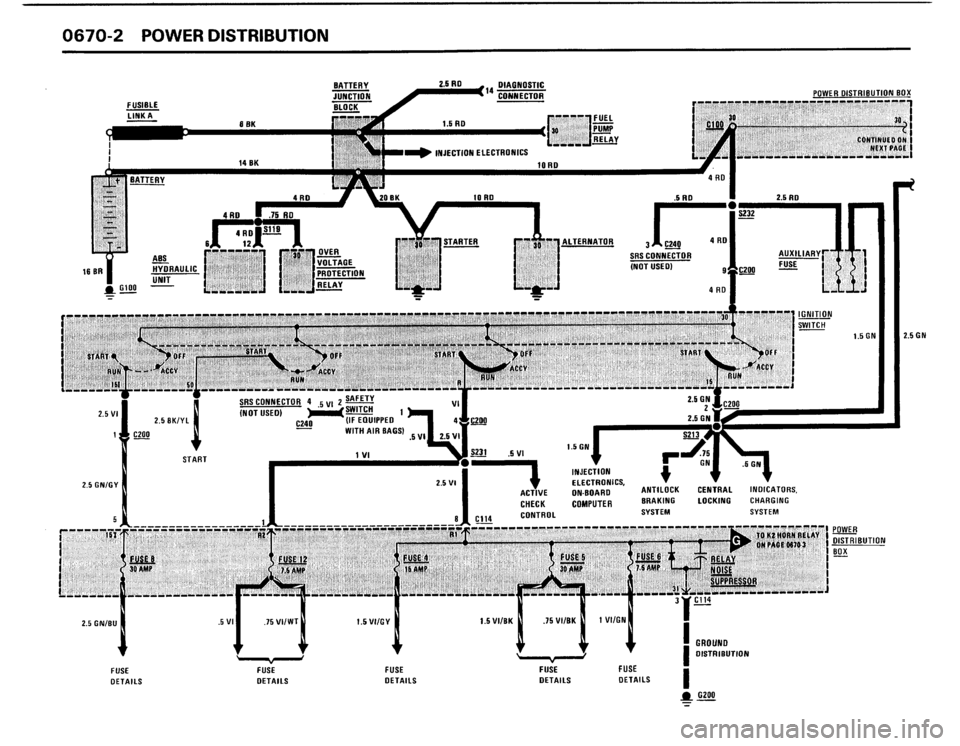 BMW 325i 1988 E30 Electrical Troubleshooting Manual 