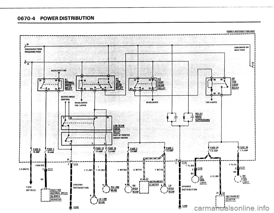 BMW 325i 1988 E30 Electrical Troubleshooting Manual 