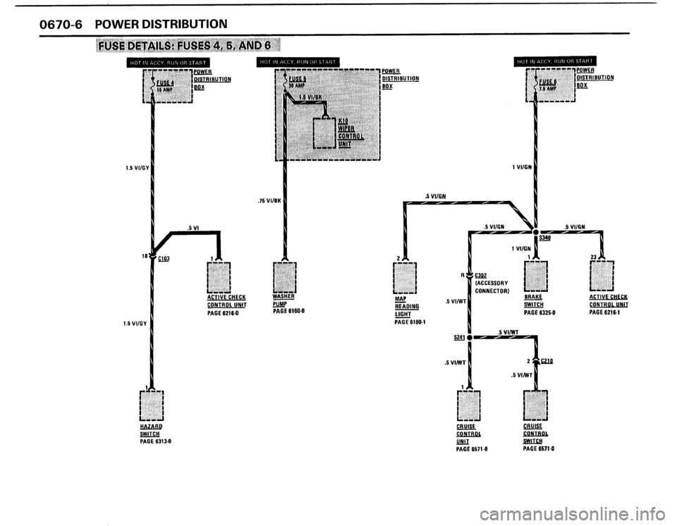 BMW 325i 1988 E30 Electrical Troubleshooting Manual 