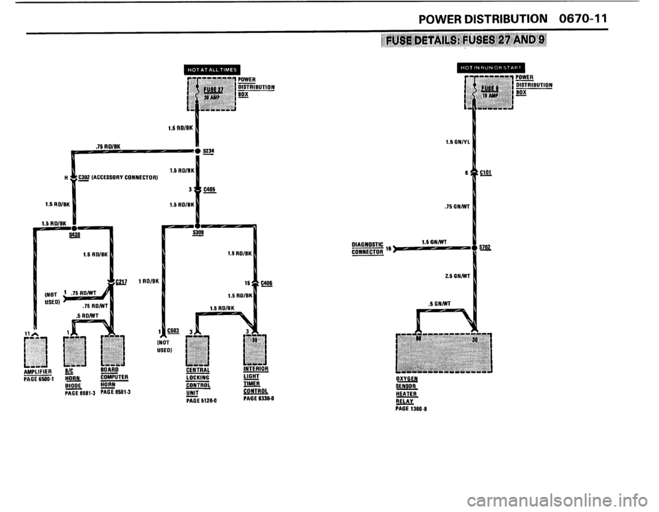 BMW 325i 1988 E30 Electrical Troubleshooting Manual 