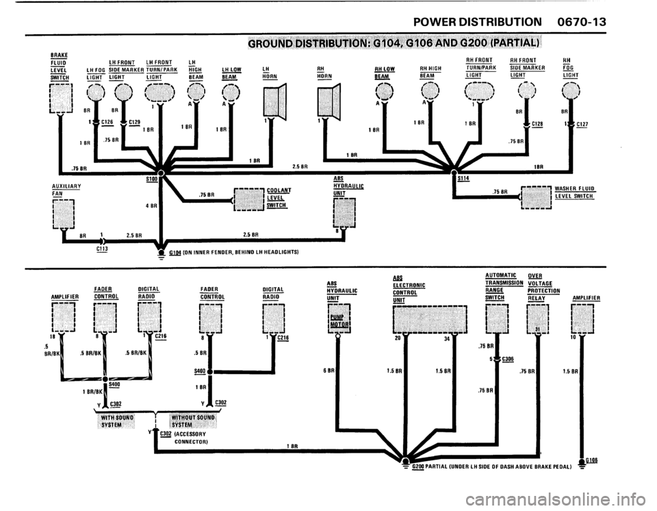 BMW 325i 1988 E30 Electrical Troubleshooting Manual 