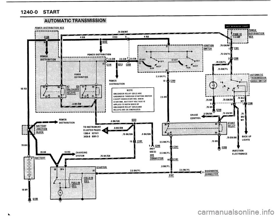 BMW 325i 1988 E30 Electrical Troubleshooting Manual 