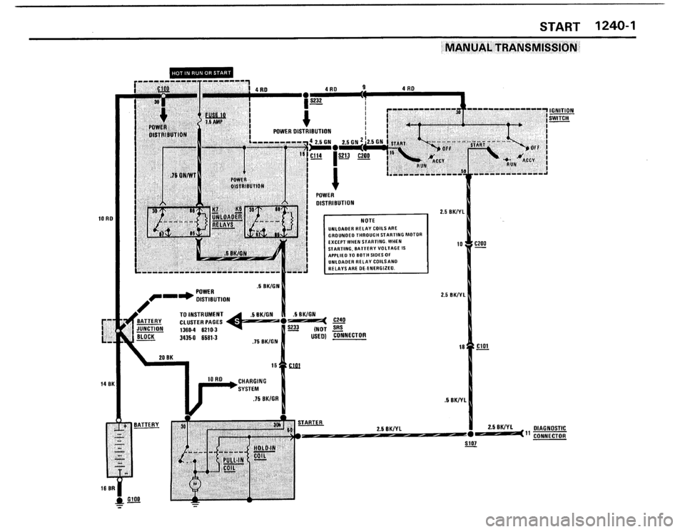 BMW 325i 1988 E30 Electrical Troubleshooting Manual 