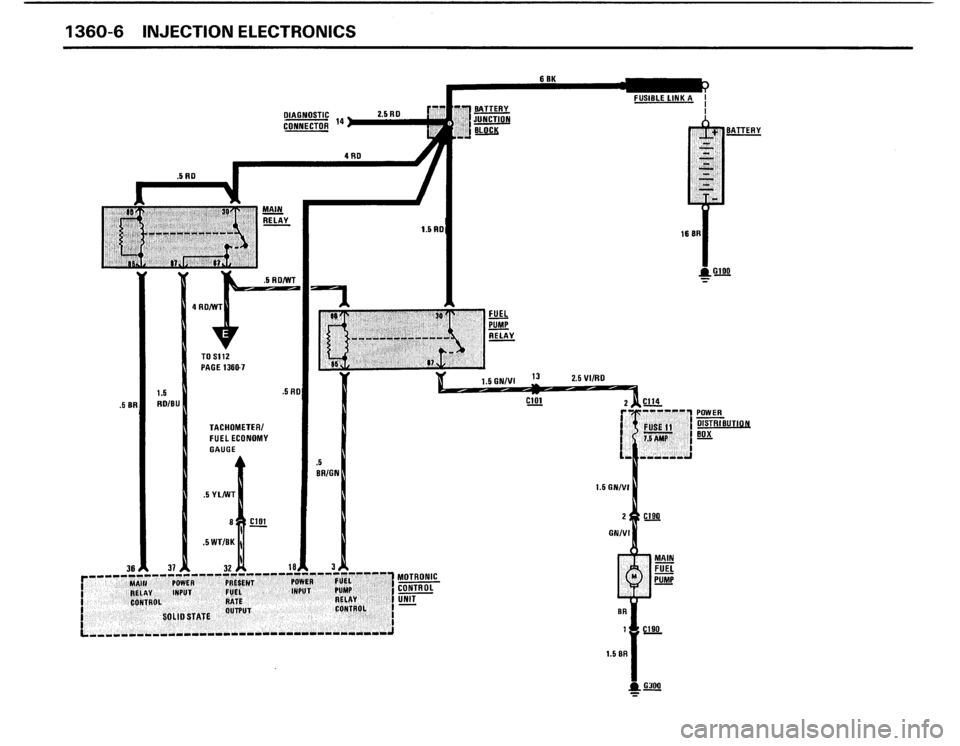 BMW 325i 1988 E30 Electrical Troubleshooting Manual 