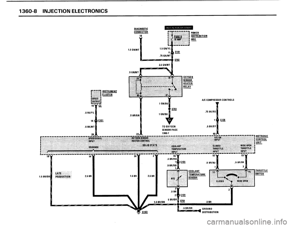 BMW 325i 1988 E30 Electrical Troubleshooting Manual 