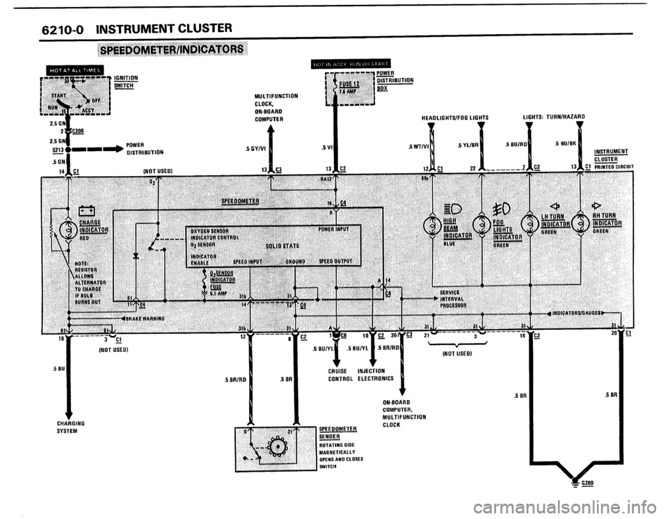 BMW 325i 1988 E30 Electrical Troubleshooting Manual 