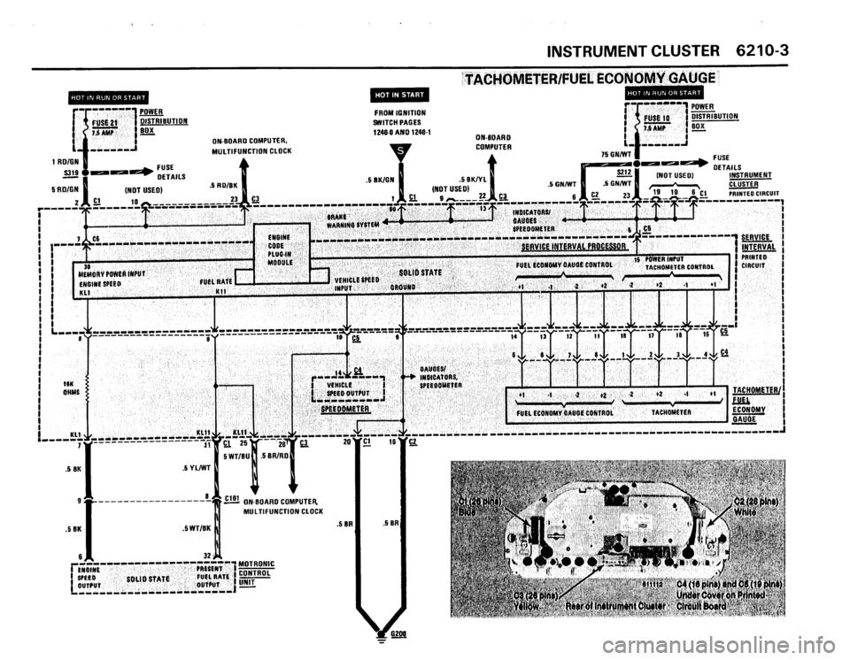 BMW 325i 1988 E30 Electrical Troubleshooting Manual 